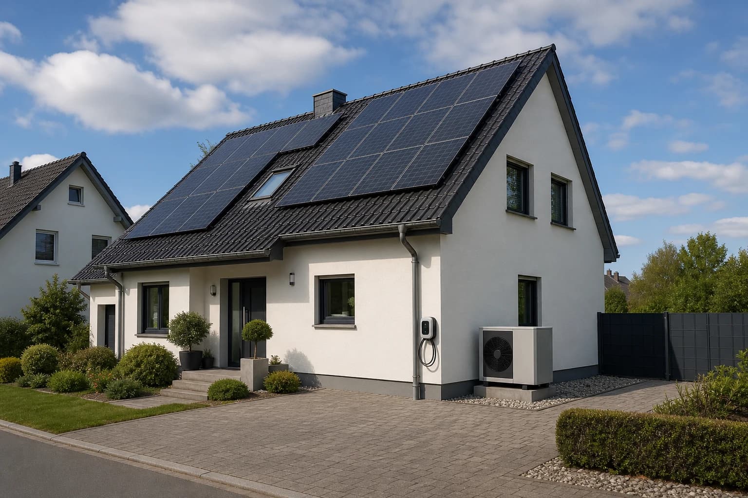 Einfamilienhaus von 1996 mit Wärmepumpe, Photovoltaik und Wallbox